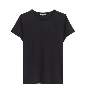 Madewell Essential Slim Tee in Jet Black Lightweight
Cotton